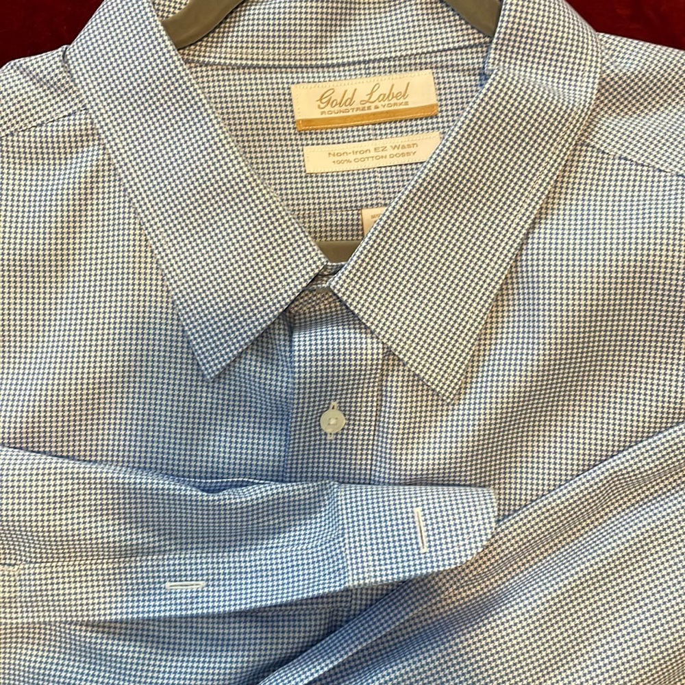 Big and Tall, 3XL dress shirt cotton EZ wash